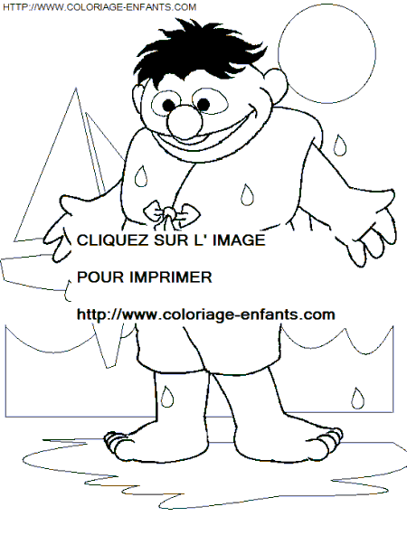 coloriage Serie Tv Rue Sesame