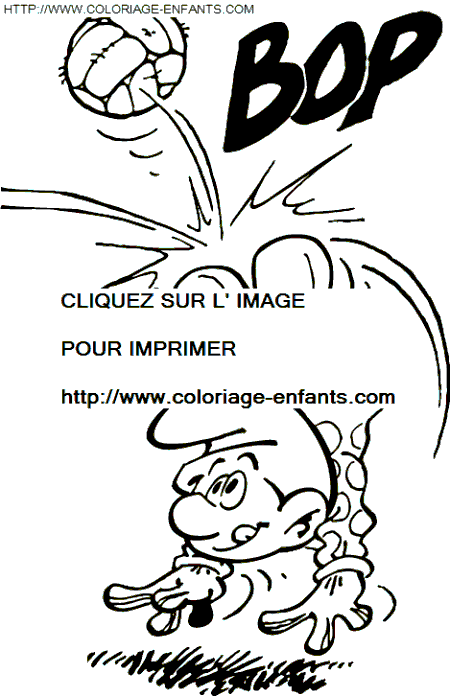 coloriage schtroumpfs