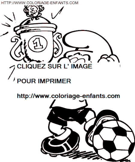 coloriage schtroumpfs