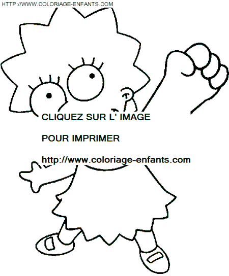 coloriage simpsons