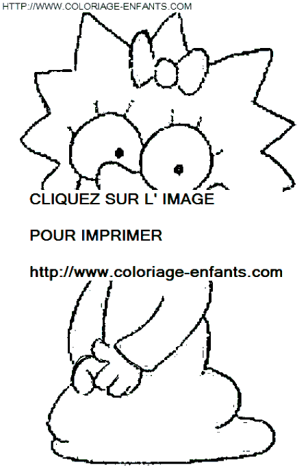 coloriage simpsons