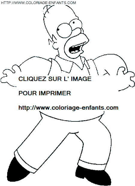 coloriage simpsons