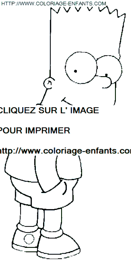 coloriage simpsons