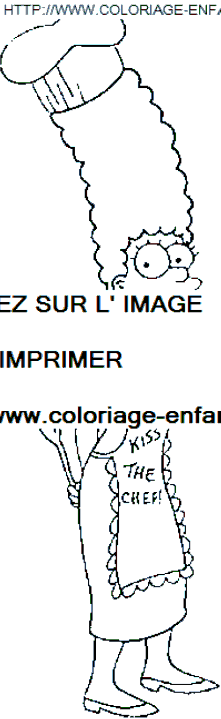 coloriage simpsons