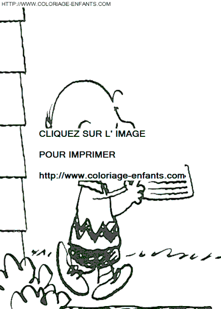 coloriage snoopy