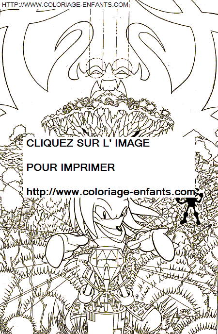 coloriage Serie Tv Sonic