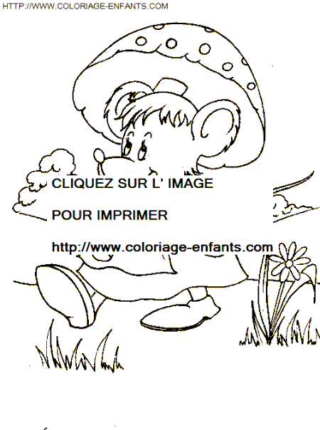 coloriage souris