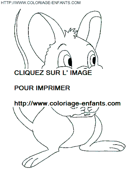 coloriage souris