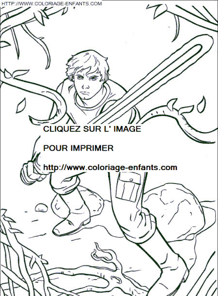 coloriage star wars combat de luke skywalker