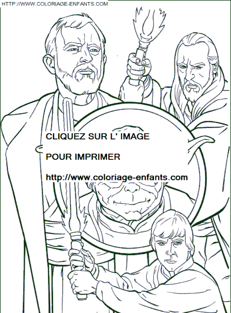 coloriage star wars les chevaliers jedi