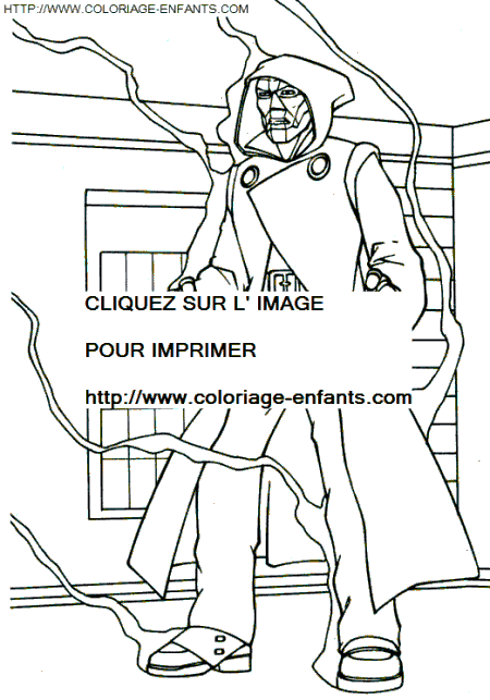 coloriage 4 fantastiques