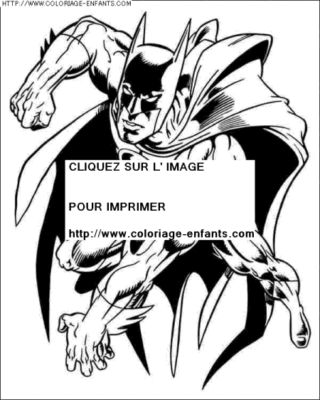 coloriage super heros batman