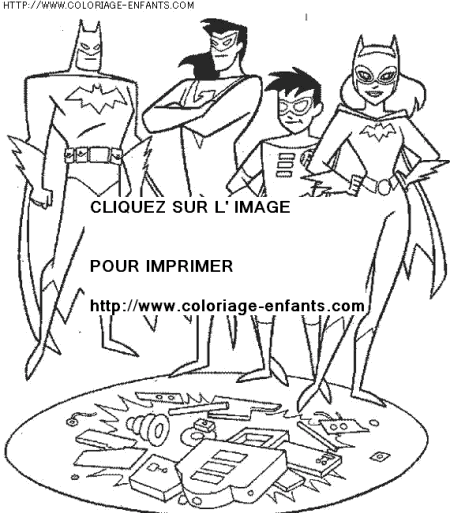 coloriage super heros superman