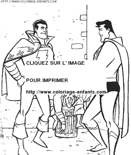 coloriage super heros superman