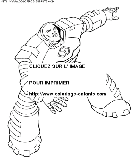 coloriage super heros superman