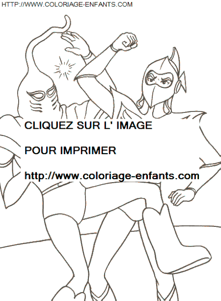 coloriage Superheros Goldorak