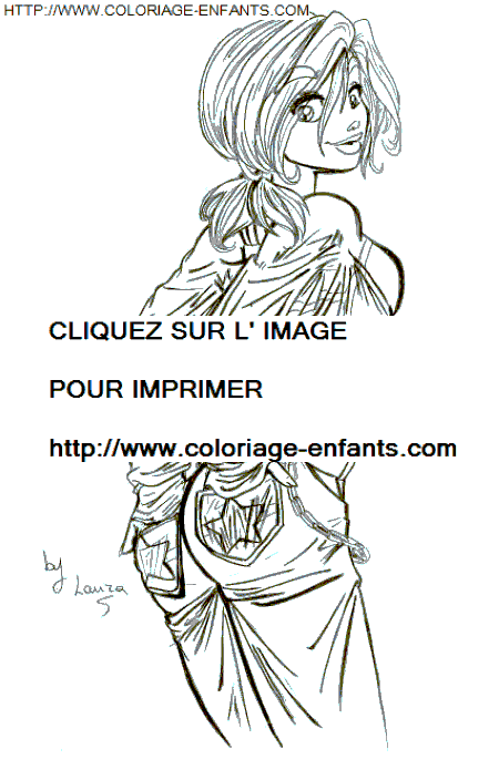 coloriage Superheros Witch