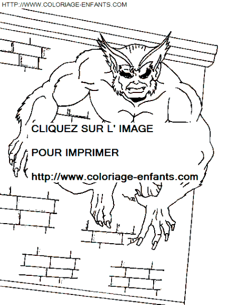 coloriage Superheros Xmen