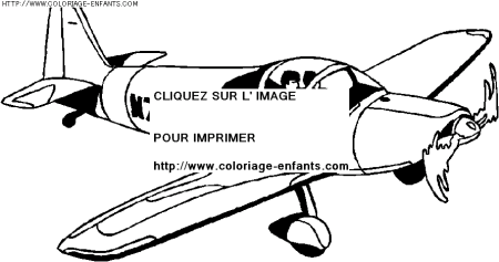 coloriage transport avion