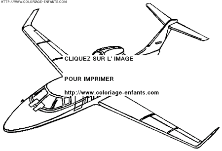 coloriage transport avion