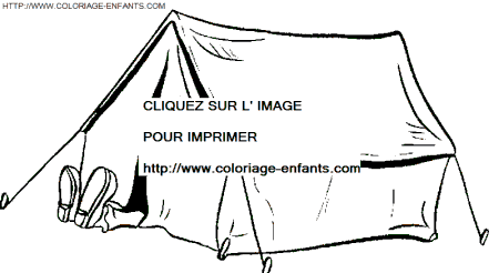 coloriage Transport Camping