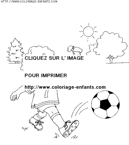 coloriage vie quotidienne sports