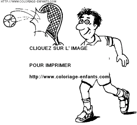 coloriage vie quotidienne sports