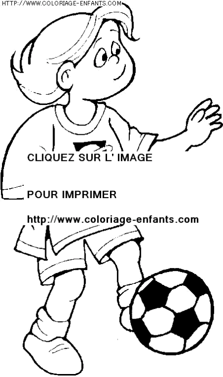 coloriage vie quotidienne sports