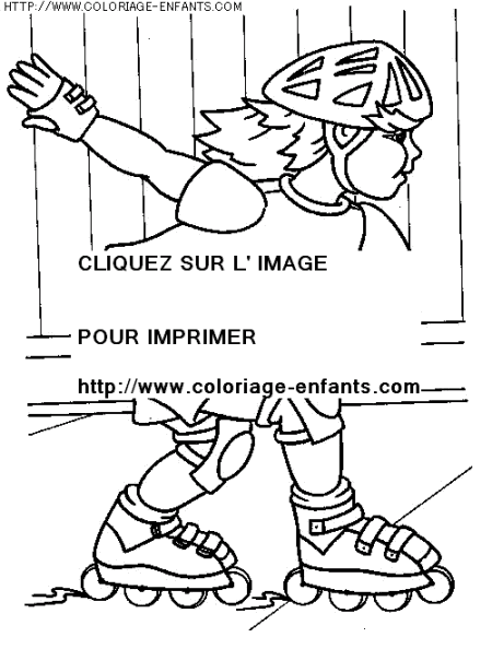 coloriage vie quotidienne sports