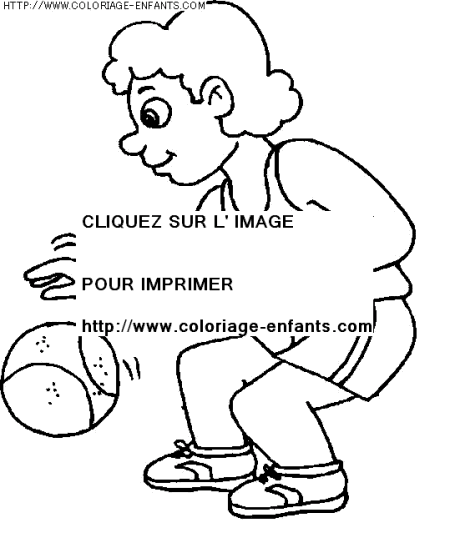 coloriage vie quotidienne sports