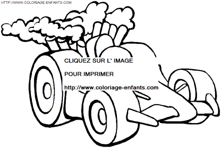 Dessins Gratuits à Colorier - Coloriage Voiture Enfant à imprimer