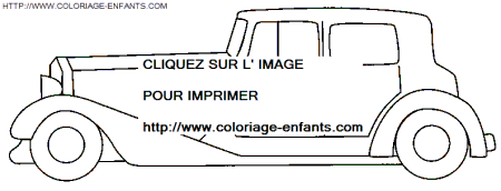 coloriage voiture de maitre