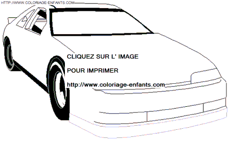 coloriage voiture de sport nouvelle