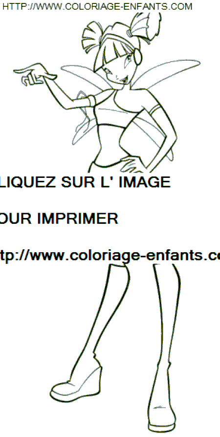 coloriage winx musa va trouver