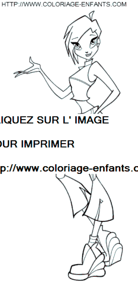 coloriage winx tecna d accord