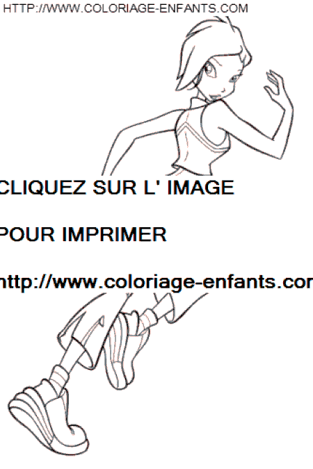 coloriage winx tecna prete a l assaut