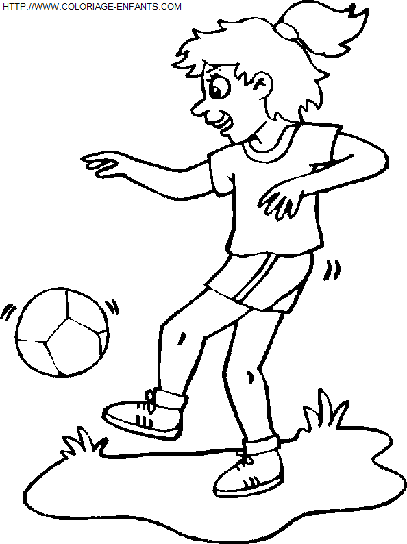 coloriage Aventure Football