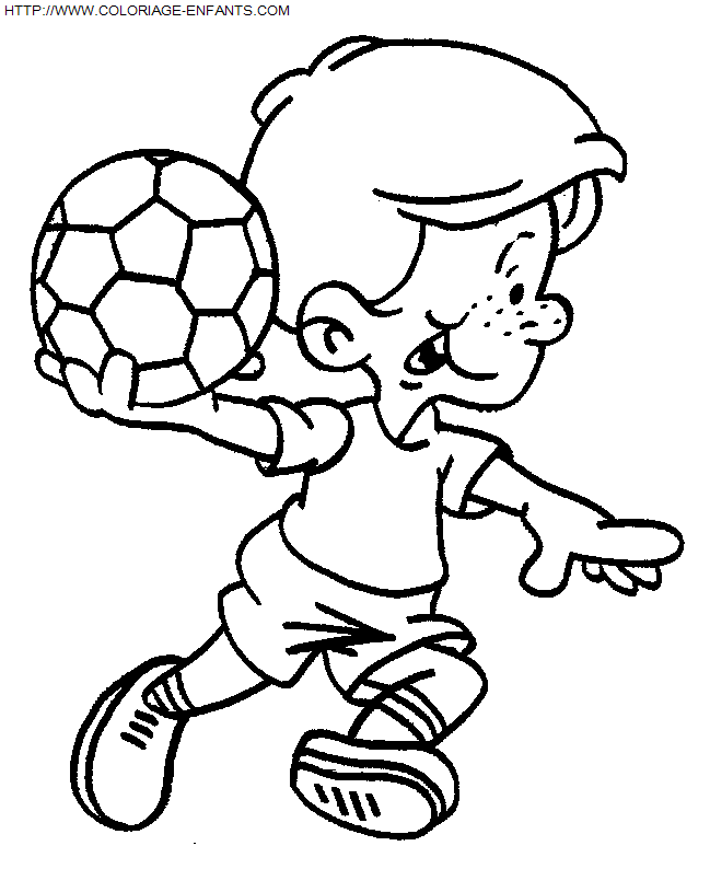 coloriage Aventure Football