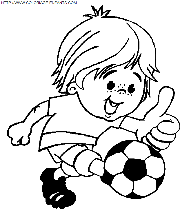 coloriage Aventure Football