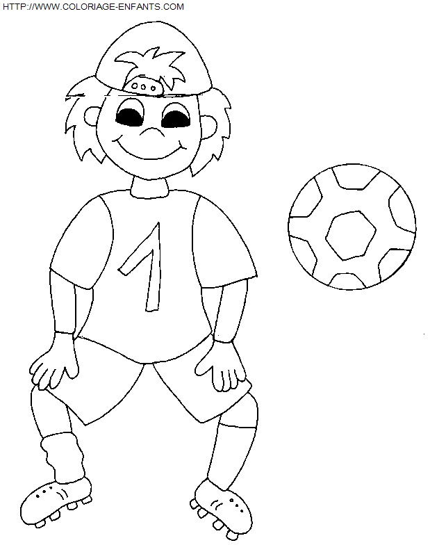 coloriage Aventure Football