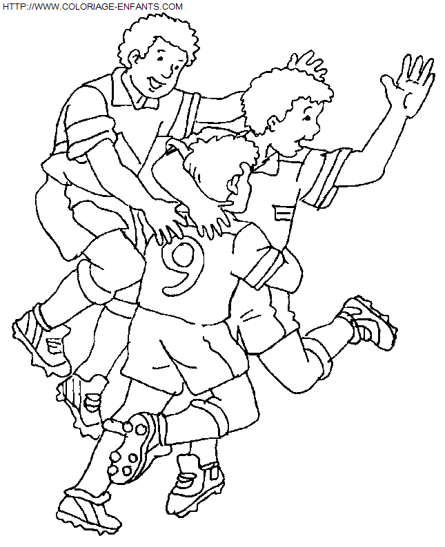 coloriage Aventure Football