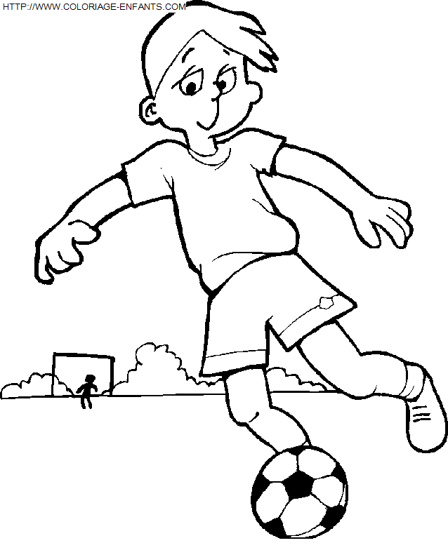 coloriage Aventure Football