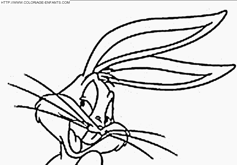 coloriage bugs bunny le coquin