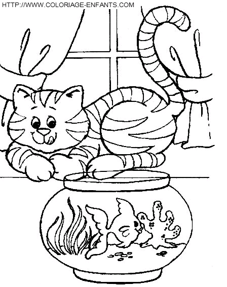 coloriage chats