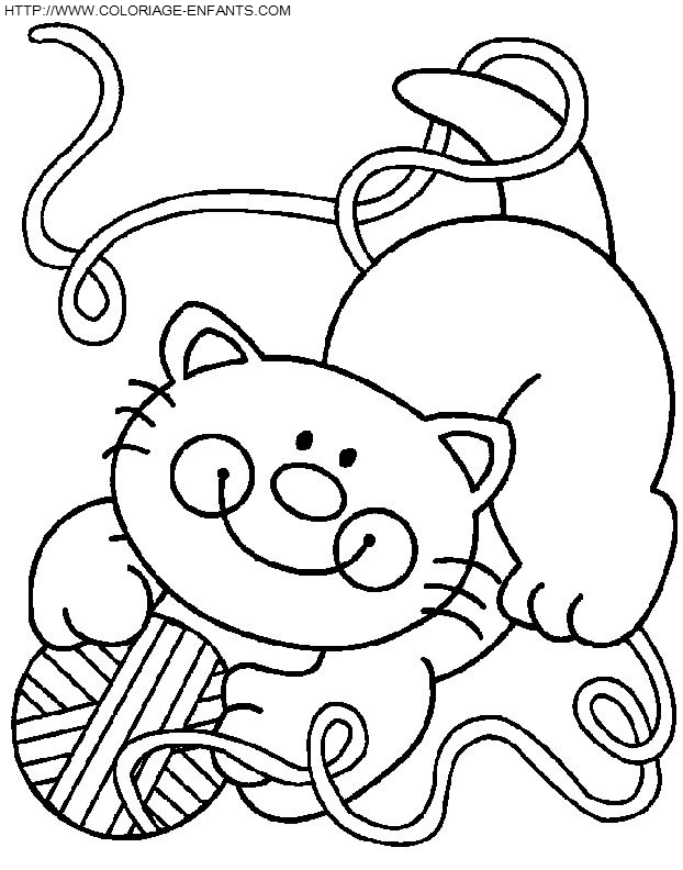 coloriage chats