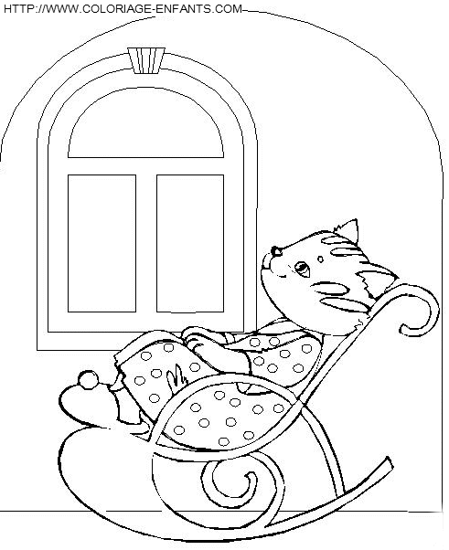 coloriage chats