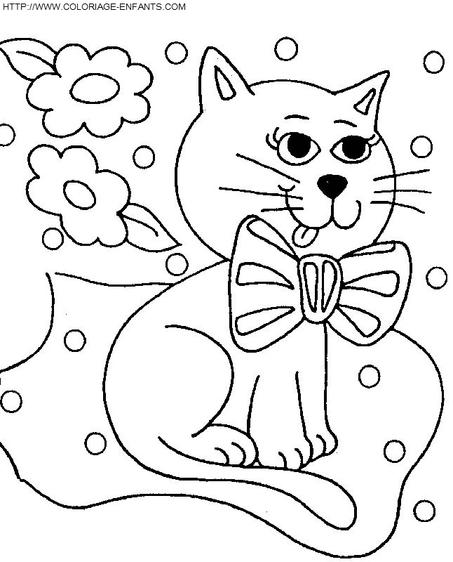 coloriage chats