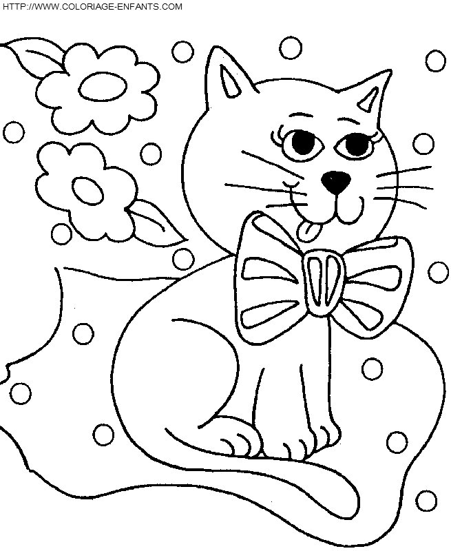 coloriage chats