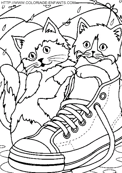 coloriage chats