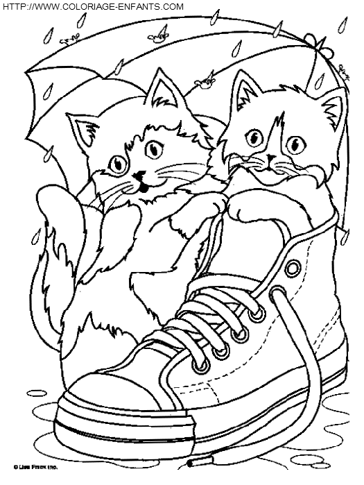 coloriage chats